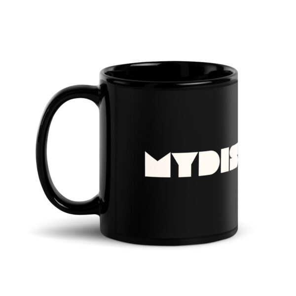Black Glossy ”Disco” Mug