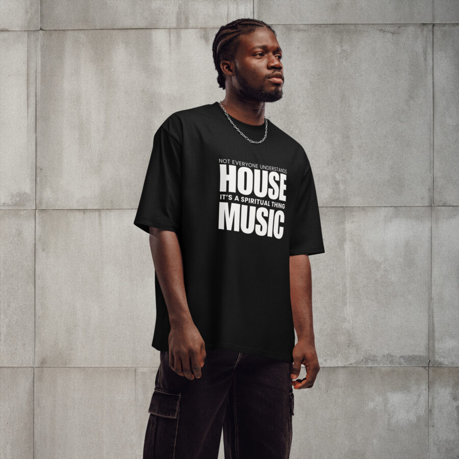 Premium Cotton T-Shirt ”Is House” - Image 2
