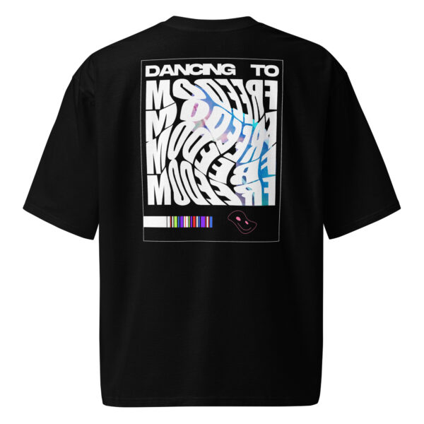 Premium Cotton T-Shirt ”Chromatic Vibes – Freedom Black”