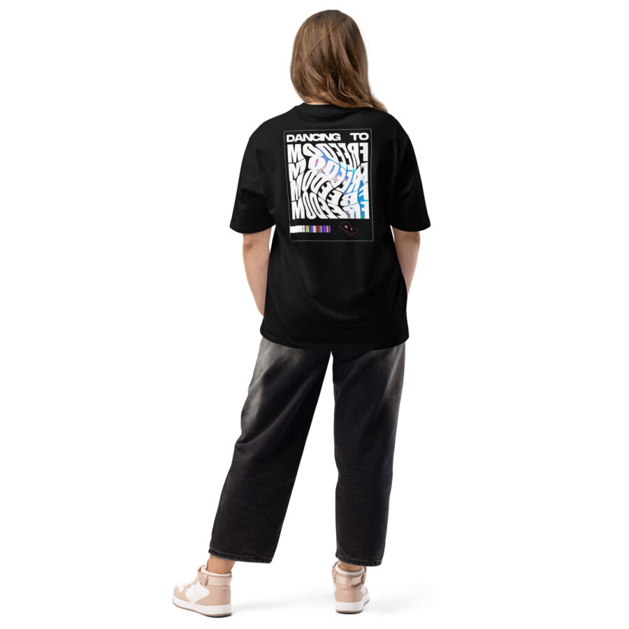 Premium Cotton T-Shirt ”Chromatic Vibes – Freedom Black” - Image 3