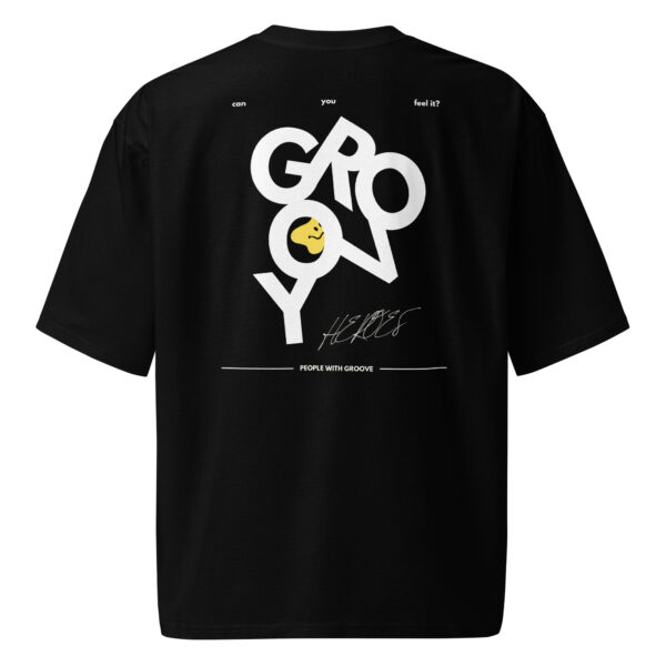 Premium Cotton T-Shirt ”Signed & Sealed Groovy Heroes Black”