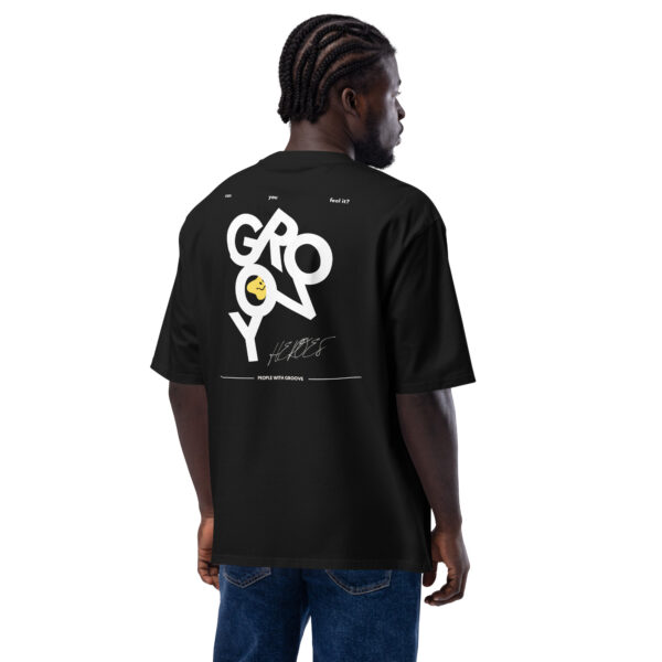 Premium Cotton T-Shirt ”Signed & Sealed Groovy Heroes Black”