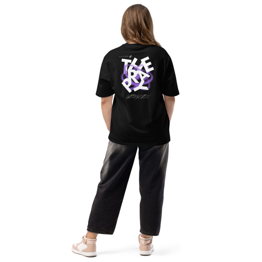 Premium Cotton T-Shirt ”Signed & Sealed Therapy Heroes Black” - Image 3