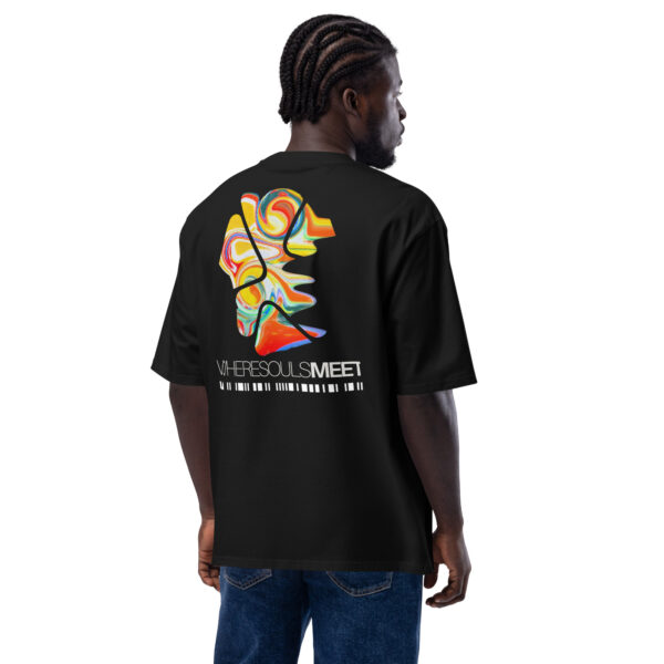 Premium Cotton T-Shirt ”Chromatic Vibes – Where Souls Meet”