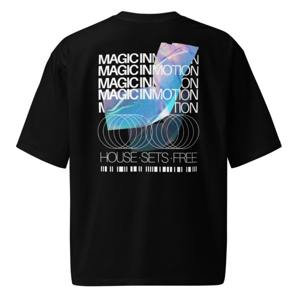 Premium Cotton T-Shirt ”Chromatic Vibes – House Sets Free Black”