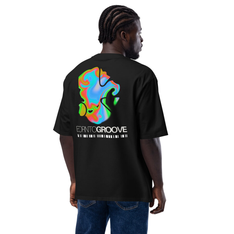 Premium Cotton T-Shirt ”Chromatic Vibes – Born to Groove” - Image 3