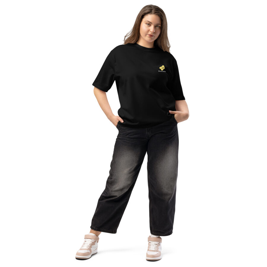 Basic Cotton T-Shirt ”Happy Groovy Heroes” - Image 2