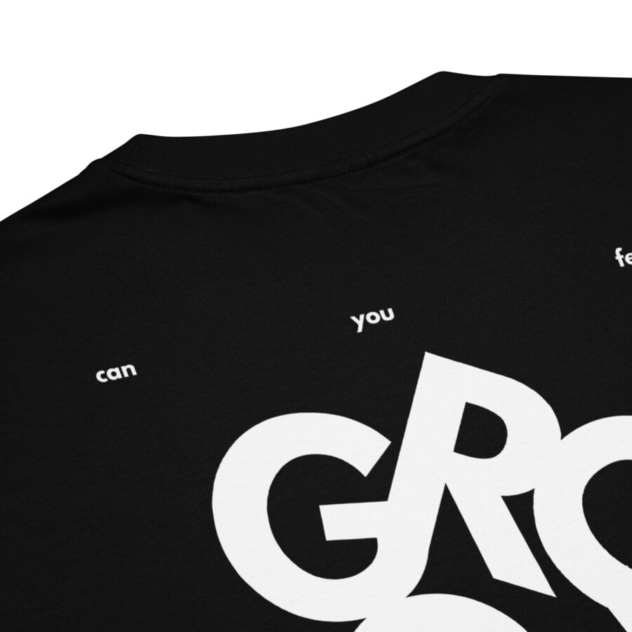 Premium Cotton T-Shirt ”Signed & Sealed Groovy Heroes Black” - Image 3