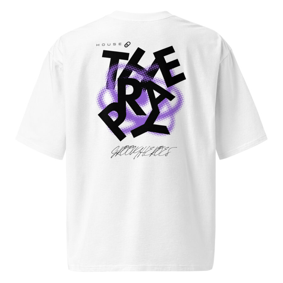 Premium Cotton T-Shirt ”Signed & Sealed Therapy Heroes White” - Image 5