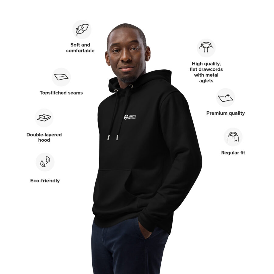 Premium Eco Hoodie ”Signed & Sealed Classic GH” - Image 6